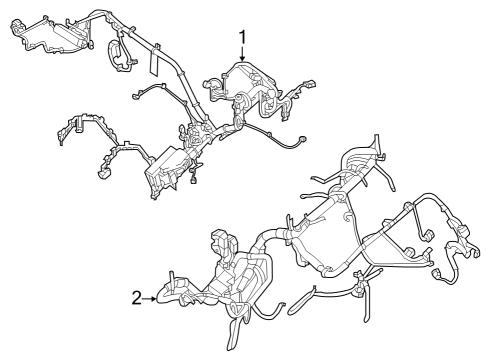 Engine Room Harness Diagram for 24012-6SA0A