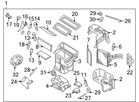 Actuator Assy-Mode Diagram for 27731-VC80A