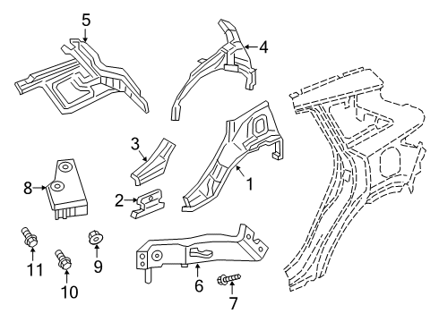 Nut Diagram for 80497-5M000