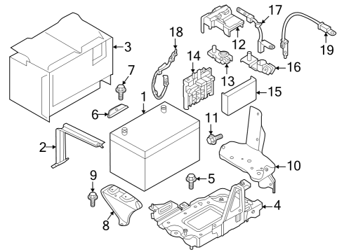 Holder Assy-Fusible Link Diagram for 24380-5NA0B