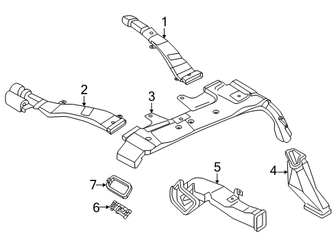 2025 Infiniti QX80 Ducts Diagram 2