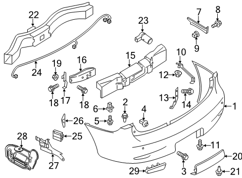 Sensor Assy-Sonar Diagram for 25994-3ZD1C