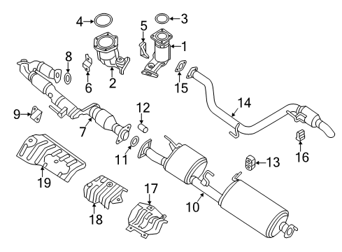 GUSSET-CONTAINER Diagram for 20817-JA11C