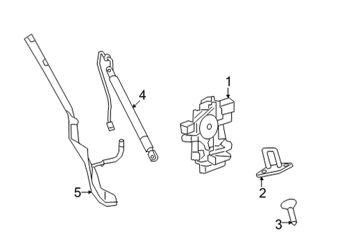 DRIVE UNIT-POWER BACK DOOR Diagram for 90560-5VG0C