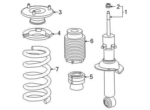 SPRING-FRONT Diagram for 54010-7JA0B