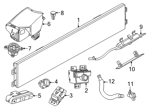 SWITCH ASSY-IGNITION Diagram for 25150-7DA0A
