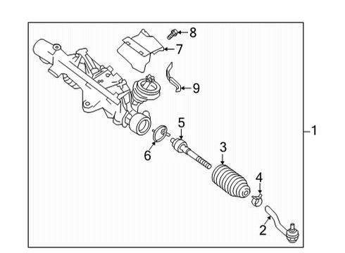 HEAT INSULATOR-STEERING Diagram for 48382-5NA0B