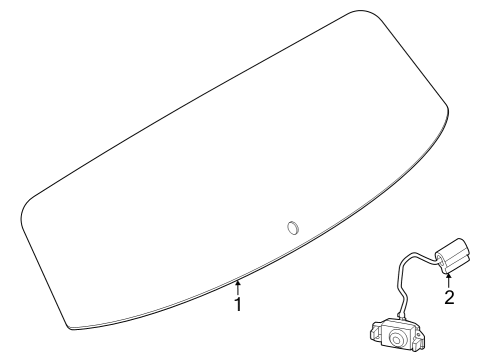 GLASS-BACK DOOR WINDOW Diagram for 90300-6SA3C