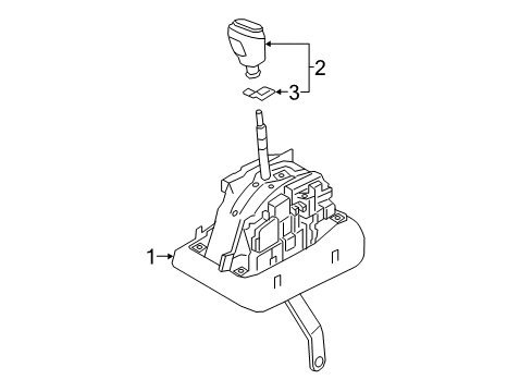 Device Assembly - Transmission Control Diagram for 34901-4GF2E