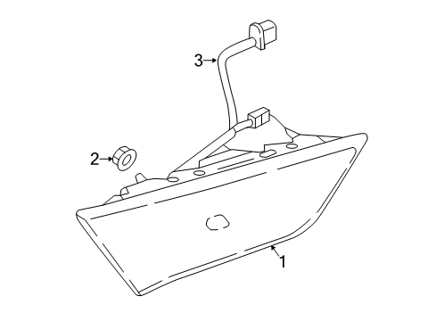 Lamp Assembly-Rr Comb LH Diagram for 26555-5CA1B