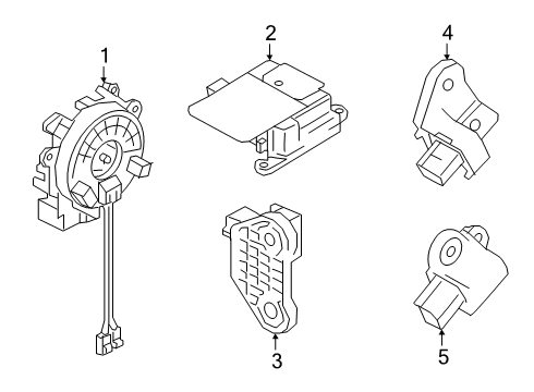 Side Airbag Center Sensor Diagram for 98820-5VG9C