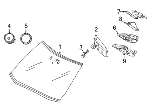 INSIDE MIRROR Diagram for 96321-9BU0A