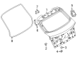 Diagram for 2025 Infiniti QX55 Weather Strip - 90830-5VG0A