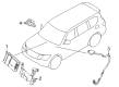 Diagram for 2023 Infiniti QX80 Antenna - 28212-6JE0A