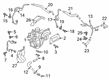 Diagram for 2024 Infiniti QX50 Turbocharger - 14411-5NA8A