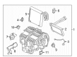 Diagram for 2022 Infiniti QX55 Evaporator - 27280-5NY0A