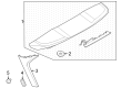 Diagram for 2024 Infiniti QX60 Spoiler - 96032-6SA0A