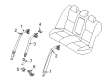 Diagram for Infiniti Q50 Seat Belt - 86885-4HL1A