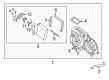 Diagram for Infiniti QX60 Evaporator - 27410-3KA0D