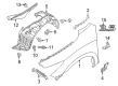 Diagram for Infiniti QX60 Mud Flaps - 999J2-R4KH303
