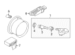 Diagram for 2024 Infiniti QX80 TPMS Sensor - 40700-6GP0A