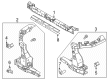 Diagram for 2025 Infiniti QX80 Radiator Support - 62520-7JA0B