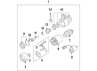 Diagram for 2024 Infiniti Q50 Starter Motor - 23300-EY00G