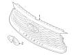 Diagram for 2024 Infiniti QX60 Grille - 62310-6SA1D