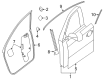 Diagram for 2020 Infiniti QX60 Door Seal - 80831-3JA0D