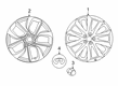 Diagram for Infiniti Q50 Wheel Cover - 40342-5VS1A