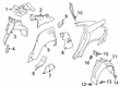 Diagram for 2024 Infiniti Q50 Wheelhouse - 76748-4GA0B