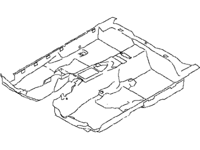 Infiniti 74902-1NC3A Carpet Assy-Floor