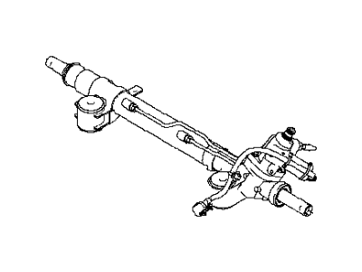 2016 Infiniti Q50 Rack And Pinion - 49200-4GA1A