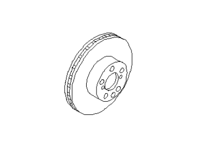 Infiniti 43206-AG910 Rotor-Disc Brake,Rear