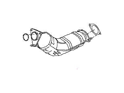 2017 Infiniti Q70L Catalytic Converter - 208B3-3WK0A