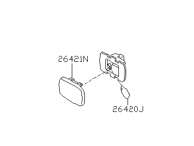 Infiniti 26420-6P000 Lamp Assembly-Door Step