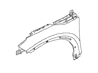 Infiniti FCA00-5NAMA Fender - Front, RH