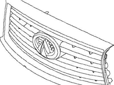 Infiniti 62310-3JA0B Front Grille Assembly