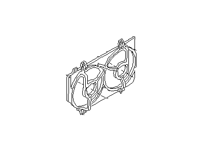 2000 Infiniti G20 Fan Shroud - 21483-8E100