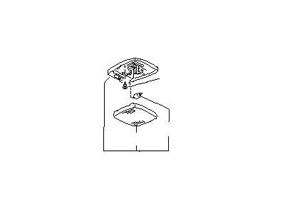 1991 Infiniti M30 Dome Light - 26410-F6611