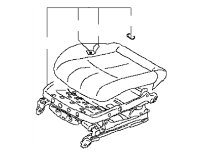 Infiniti Q40 Seat Cushion - 87350-1NF1C