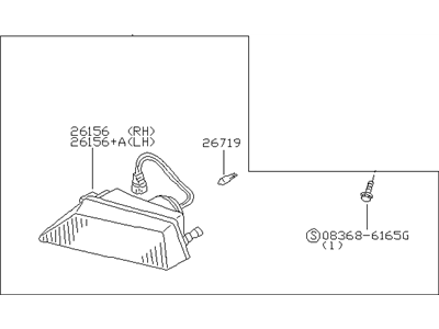 Infiniti 26150-53U25 Lamp Assembly-Fog,RH