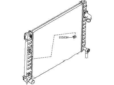 Infiniti 21460-1TS0A Radiator Assembly