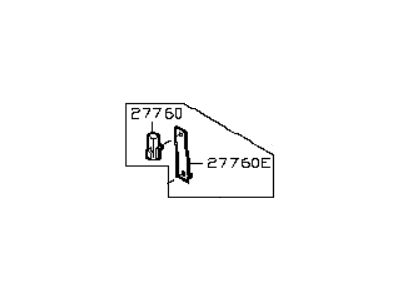 2018 Infiniti QX80 Ambient Temperature Sensor - 27710-1LA0B