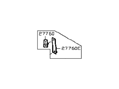 2017 Infiniti QX80 Ambient Temperature Sensor - 27710-1LA0B