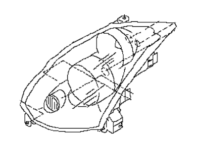 Infiniti 26025-AC020 Headlamp Housing Assembly, Right