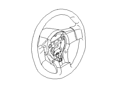 Infiniti 48430-CL70B Steering Wheel Assembly Without Pad