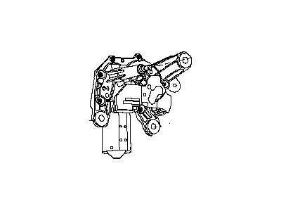 Infiniti 28710-3JA0A MOTR Re W/WIPER