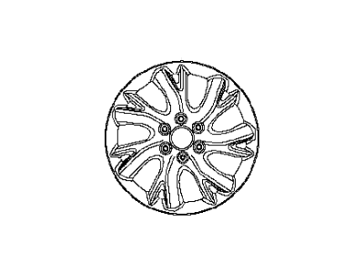 Infiniti D0300-1LB4A Aluminum Wheel