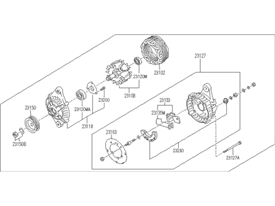 Infiniti M30 Alternator - 23100-F6301